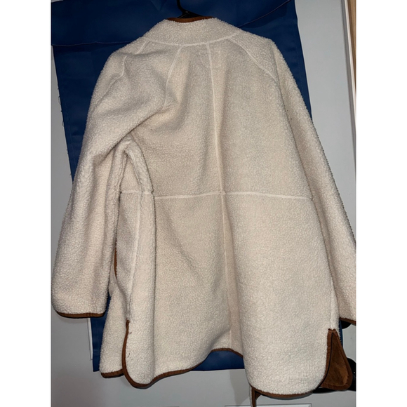 Women's Old Navy Teddy Jacket XL Beige Brown - Picture 7 of 7